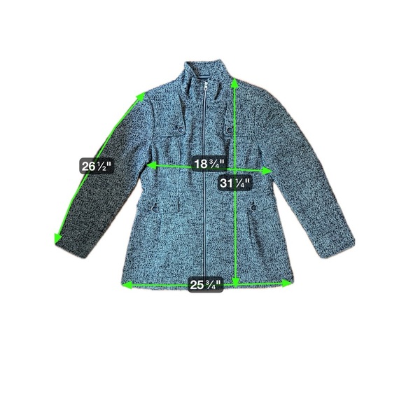 Nautica Black & Gray Tweed Jacket - Picture 15 of 15